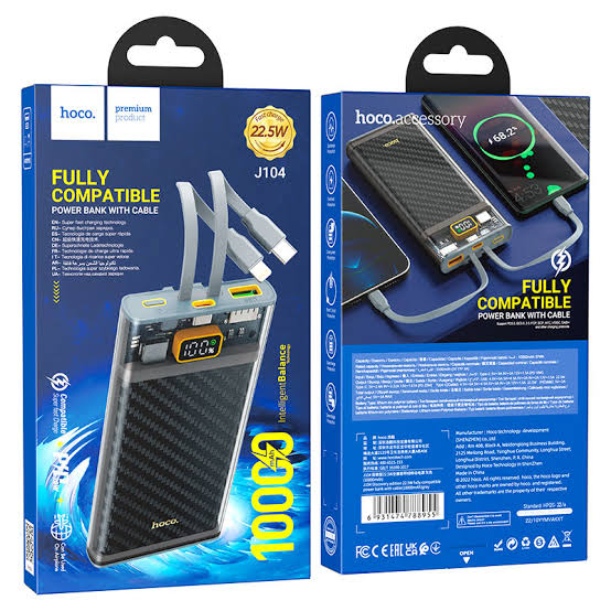 Hoco J104 Power Bank 10000mah